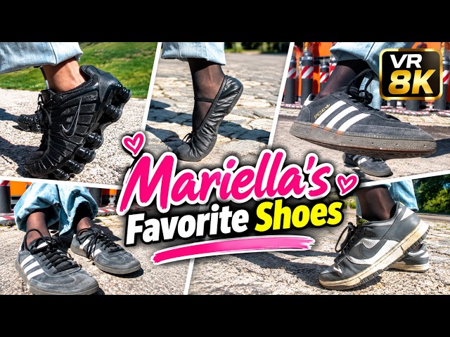 Mariella Shows Her Favorite Shoes in 8K VR 👟 Sneakers, Ballet Slippers & More