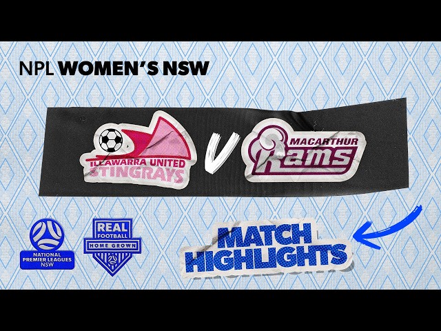 NPL Women's NSW Round 26 Highlights – Illawarra Stingrays v Macarthur Rams