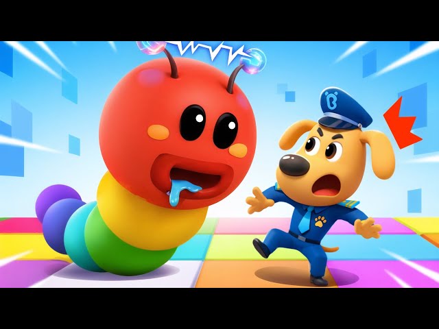 ตำรวจVSหนอนหิวโหย | เหตุฉุกเฉิน | การ์ตูนเด็ก | เบบี้บัส | Kids Cartoon | BabyBus