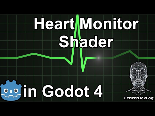 Godot 4: Heart monitor shader (tutorial)