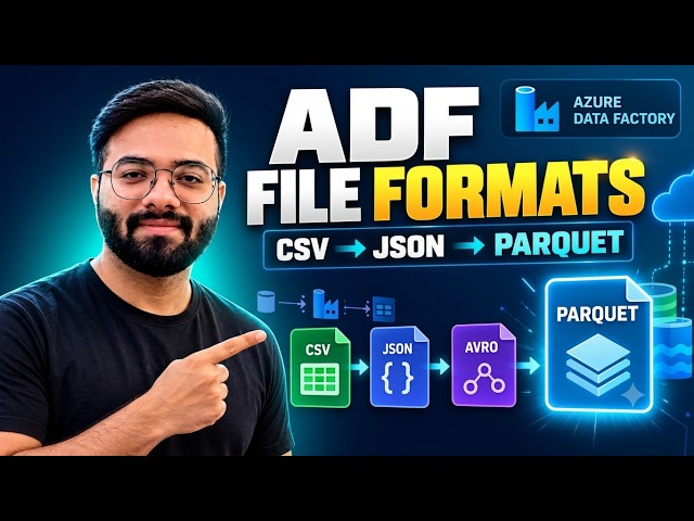 ADF File Formats Explained: CSV, JSON, Parquet, Avro and 4 others