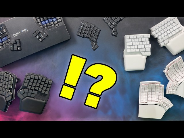 Why are ergonomic keyboards SO weird?
