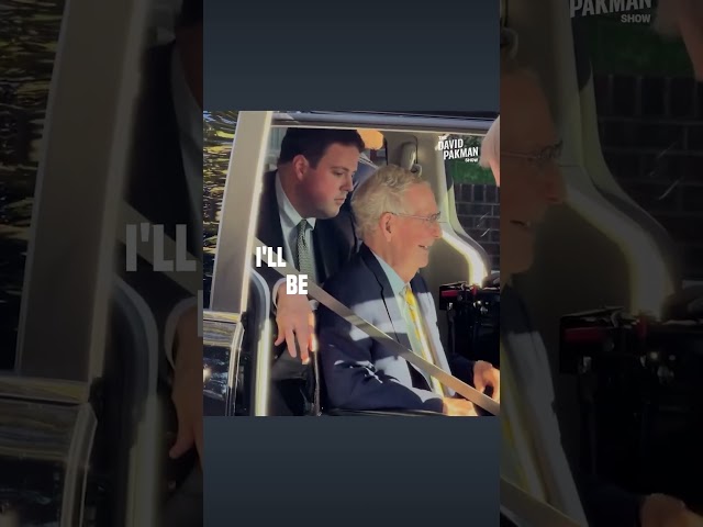 Mitch McConnell shows proof of life ✅ #shorts