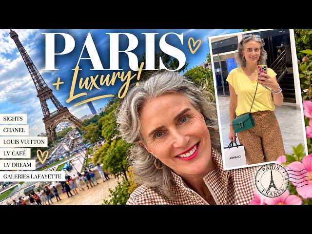 PARIS TRAVEL VLOG 🇫🇷 | Luxury Shopping visiting CHANEL & Louis Vuitton + Paris Sights