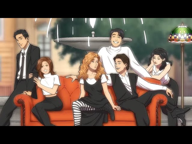 FRIENDS but it's a 90s Anime
