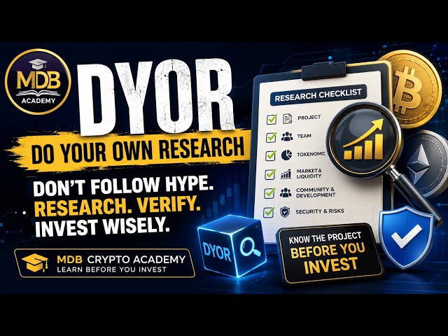 DYOR  "DO YOUR OWN RESEARCH"
