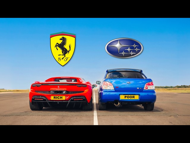 FERRARI vs SUBARU.. THIS SHOCKED EVERYONE.