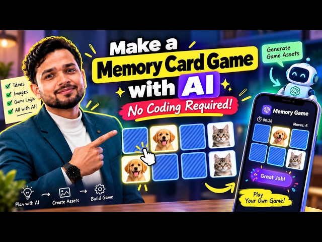 Create a Memory Card Game with AI | Full Step-by-Step Tutorial