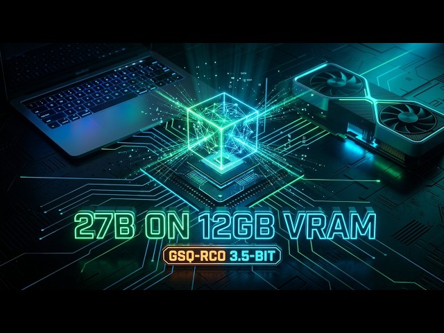 Qwen3.8-27B on 12GB VRAM: GSQ + RCO Quantization Deep Dive