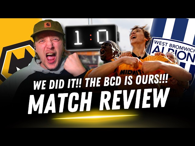 WOLVES 1-0 WEST BROM! |😭🐺 WE BROKE THE CURSE! | MATCH REVIEW & PLAYER SCORES