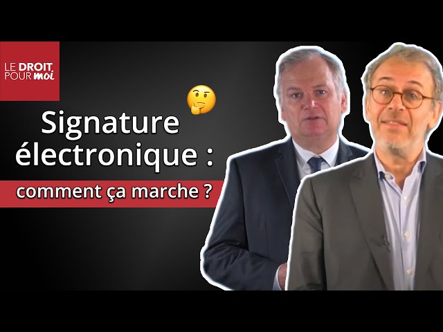 Electronic signature: how does it work?