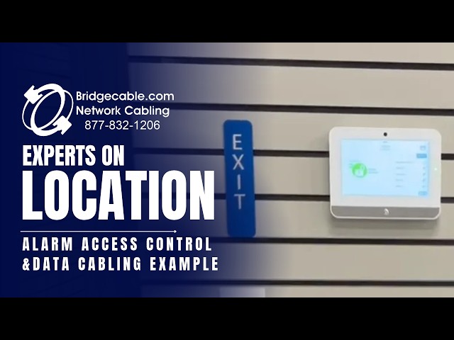 Alarm Access Control and Data Cabling Example for Philadelphia and New Jersey Area - Limited Energy