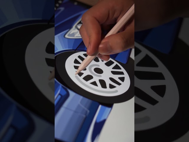 WATCH ME DRAW: TOYOTA ALTEZZA JDM - IPAD PROCREATE TIMELAPSE