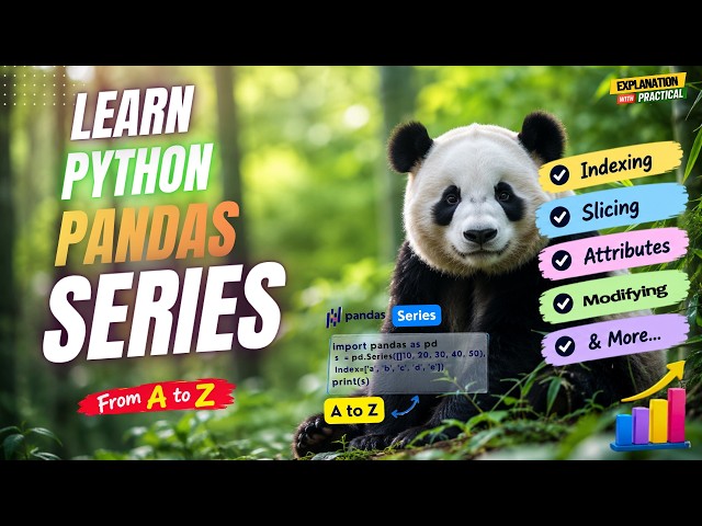 learn python pandas series