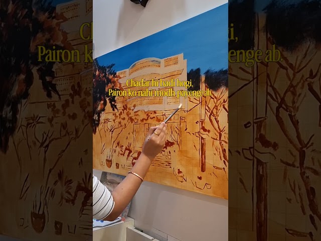 manifesting ✨️💙#viral #art #workingartist #acrylicpainting #diy #relatable #reelideas #shorts