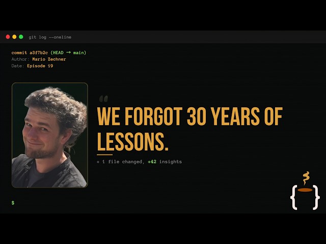 Code Isn't Free — Mario Zechner on the Hard Truths of Coding With AI (creator of Pi)