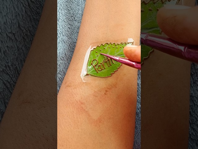 Very Beautiful ❤️ Name Mahendi Tattoo #tranding #viralvideo #stylish #new #viralshorts #mahendi #art