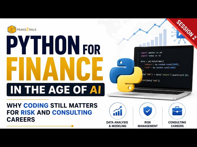 Python for Finance Part 2: Master NumPy and Pandas for Data Analysis and Modeling