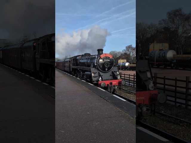 Santa Express passes through Quorn at the GCR #train #steam #steamtrain #SantaExpress