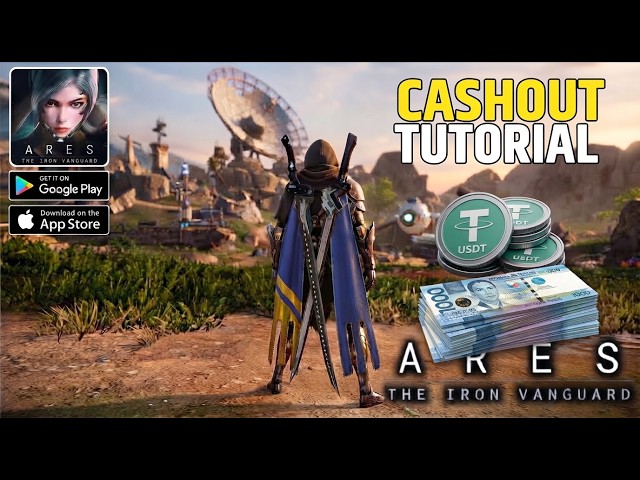 ARES: THE IRON VANGUARD CASHOUT TUTORIAL! NEXT MARKET to GCash (STEP-BY-STEP) part1