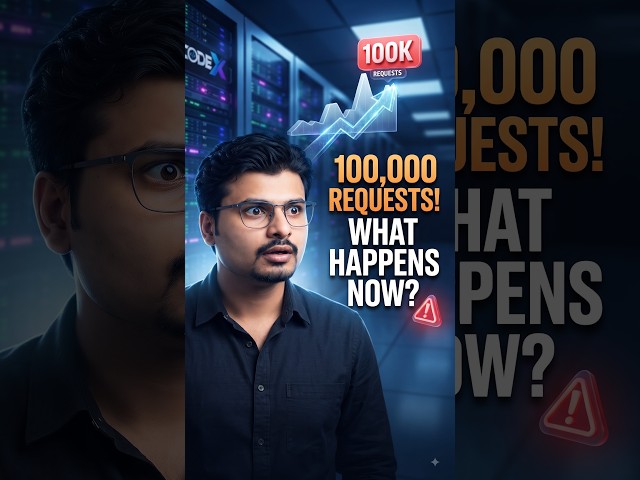 Your API Gets 100K Requests in 1 Minute — What Happens Next #shorts #shortvideo #short #trending