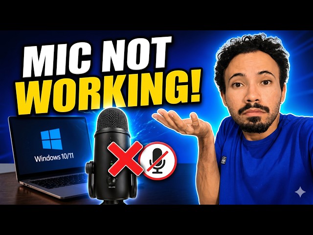 Microphone Not Working on Windows 10/11 [7 SOLUTIONS]