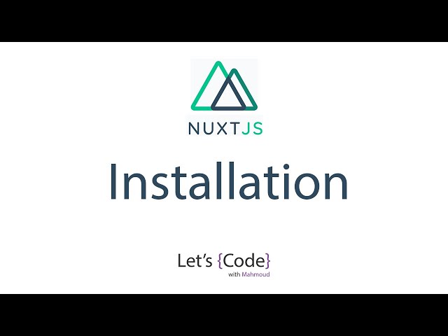 3- Nuxt.js - installation [Arabic]