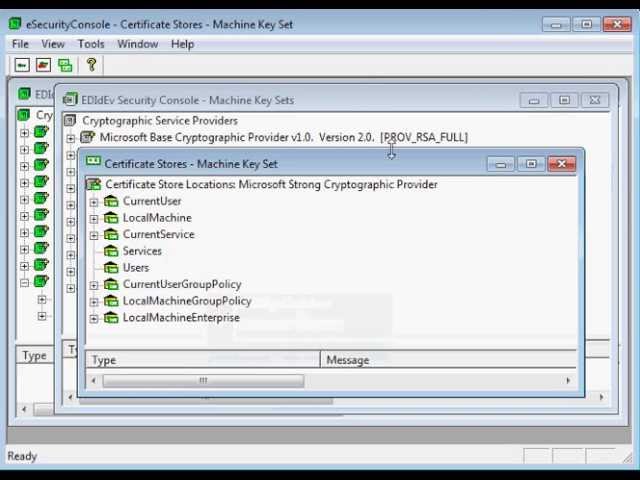 EDIdEv eSecurityConsole Utility