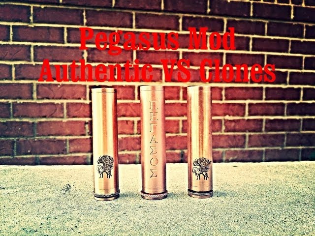 Pegasus Mechanical Mod - Authentic VS. Clones! Sexy Copper Showdown! VapingwithTwisted420
