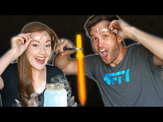Quenching a Knife in LIQUID OXYGEN!  Will It Burn?!