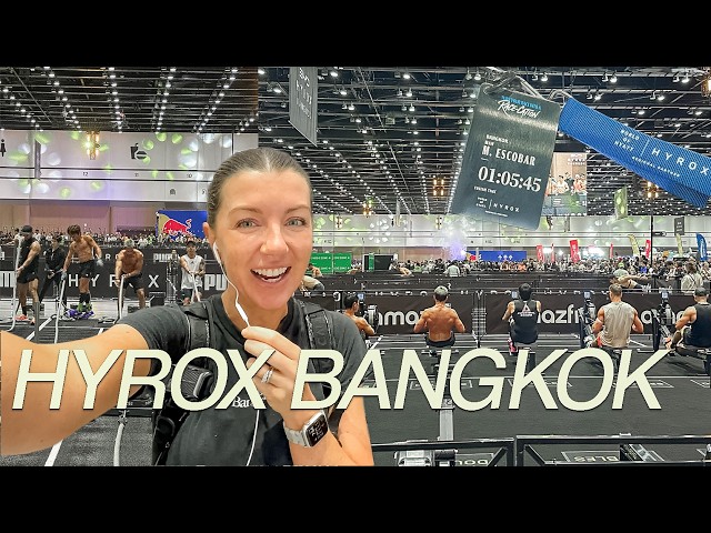 HYROX Bangkok Vlog 🇹🇭 | Matthew’s 4th Race + NEW PR 1:05:45!