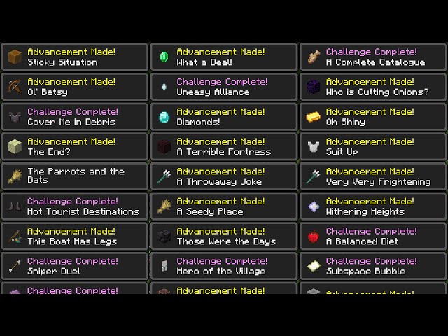 Getting every 1.16.4 Advancement In 8 Minutes! [Minecraft Java Edition]