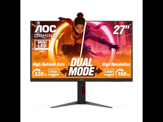 AOC 27" U27G4XM Gaming Monitor Review – 4K Mini-LED + 320Hz Explained