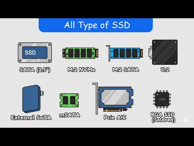 Every SSD Explained in 8 Minute