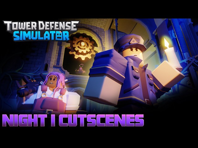 Night 1 Cutscenes | Tower Defense Simulator