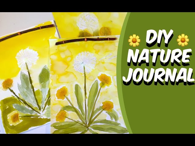 How to Make a Rustic Garden Nature Journal