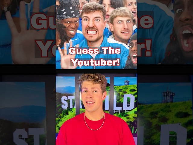 Guess The YouTuber Challenge!🤔