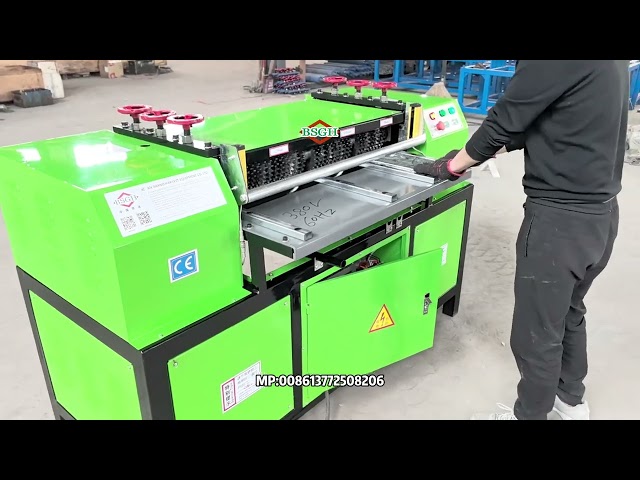 AC Radiator Stripping Machine With Safety Mechanism | Radiator Recycling Machine For Italy Client