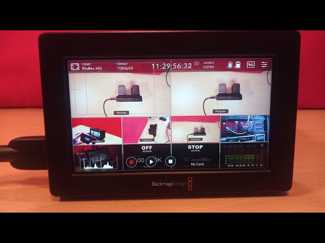 Blackmagic Video Assist monitor