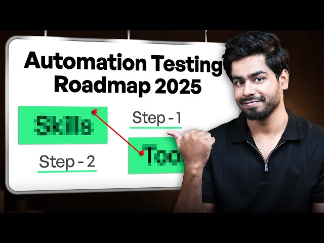 Automation Testing Roadmap 2026 🔧| Tools, Skills & Salary | Step by Step Guide