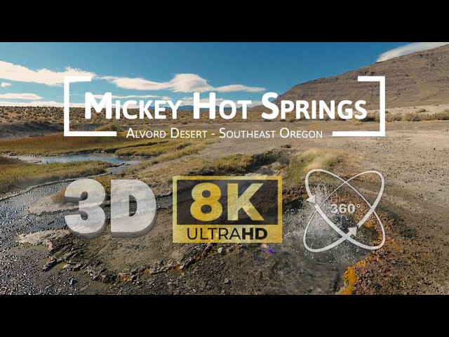 Mickey Hot Springs in 8K 3D 360° | Oregon’s Hidden Geothermal Wonderland (VR Experience)
