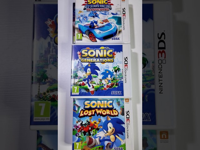 All Sonic Games on Nintendo 3DS