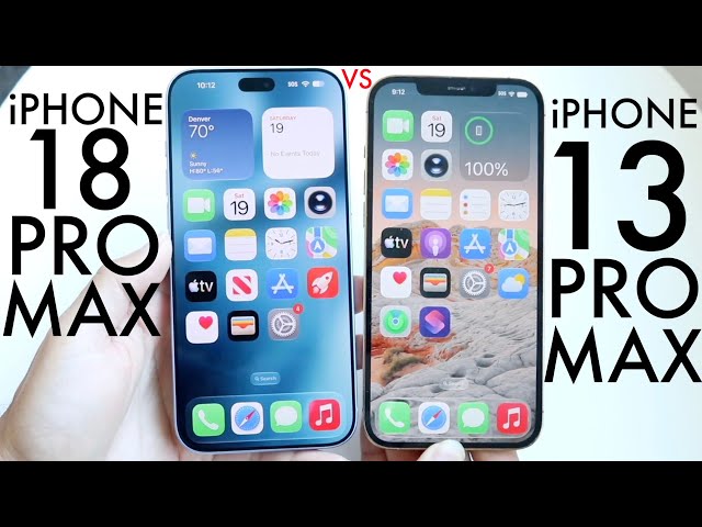 iPhone 18 Pro Max Vs iPhone 13 Pro Max! (Comparison) (Review)