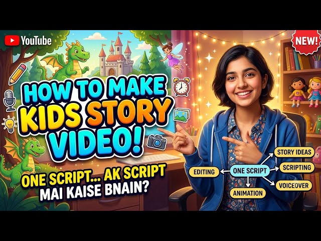 How to make Ai story video for kids 
