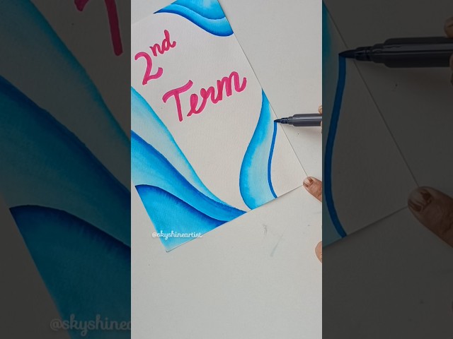 "2nd Term: Page Decoration Idea" #shorts #youtubeshorts #2ndterm