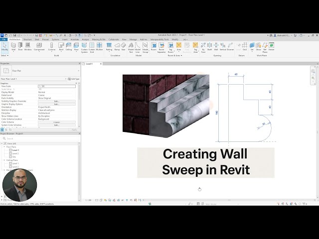 How to Create Wall Sweep in Revit | Complete Beginner’s Guide