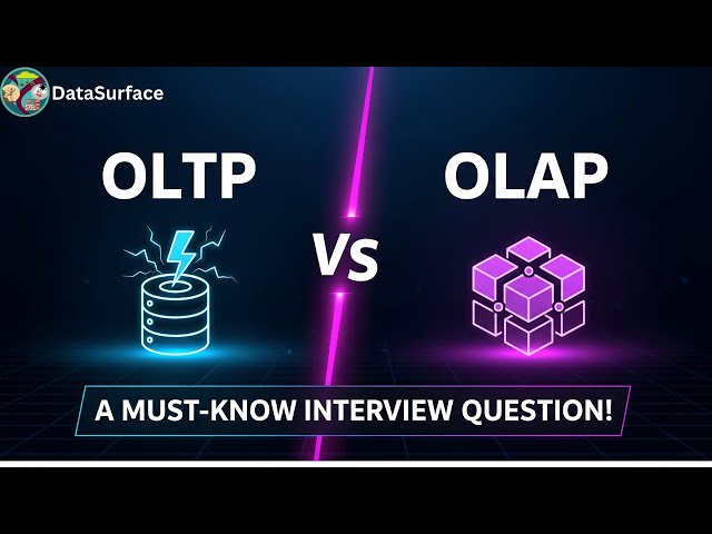 OLTP vs OLAP: The #1 Data Engineering Interview Question Explained