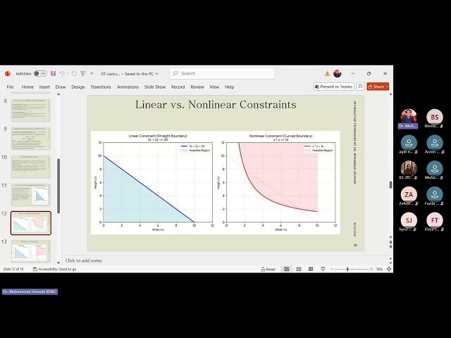 Optimization Techniques 1B