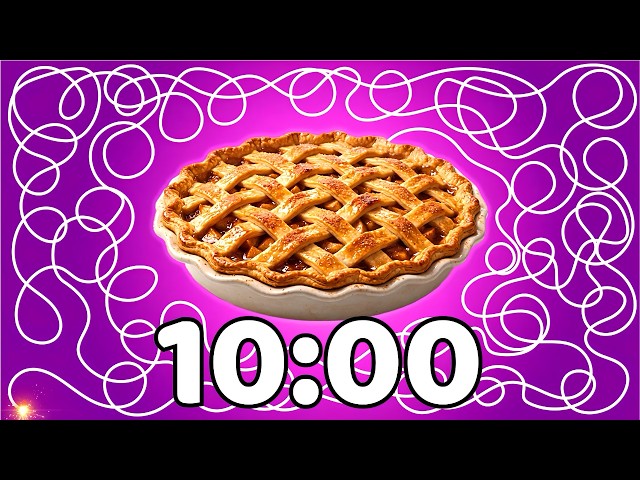 10 Minute Timer 💥 | [FALL] Apple Pie Timer 🍎🥧⏱️ | Cozy Classroom Focus!