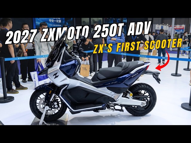 2027 ZXMOTO 250T ADV First Look: Twin-Cylinder Scooter